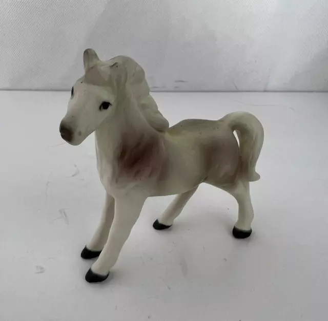 Vintage Ceramic Porcelain Horse Figurine Made in Japan