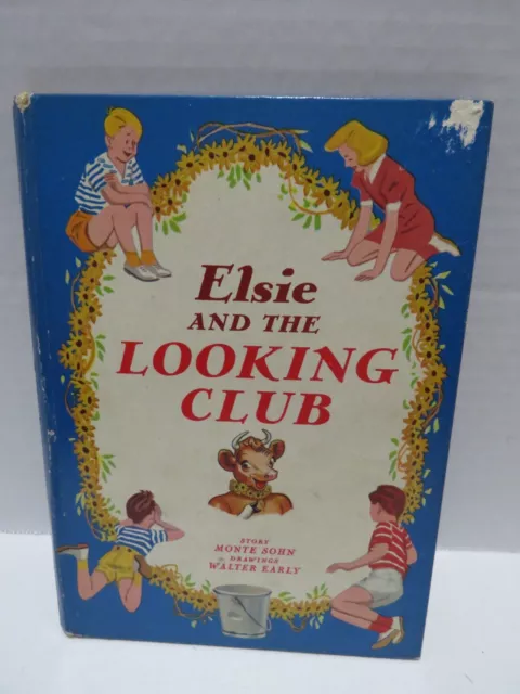 Vtg Elsie And The Looking Club Book 1946 Bordens Milk Co