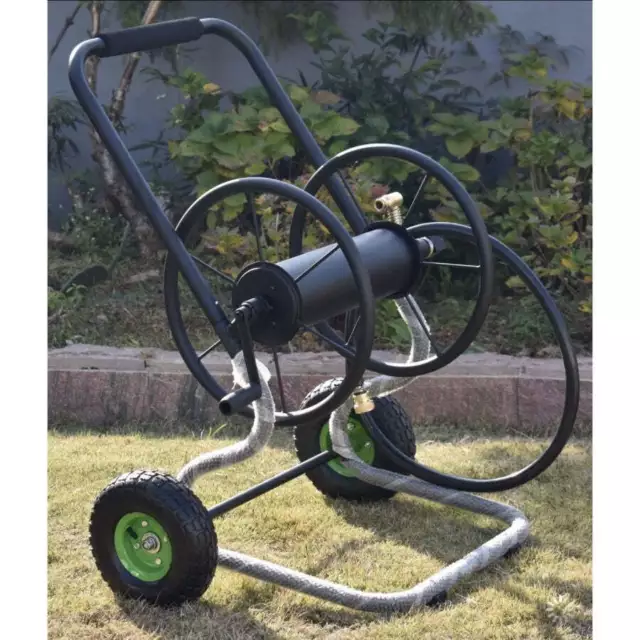 ZORRO Heavy Duty Powder Coated Steel Hose Cart