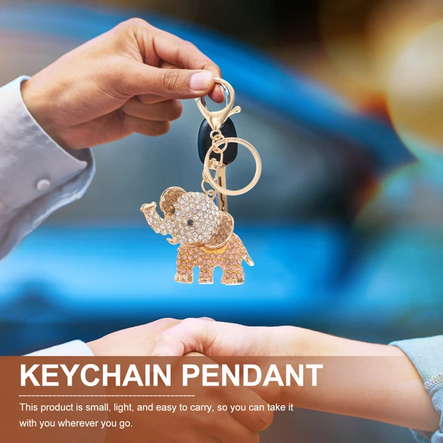 Jewelry Clasps Keyring Metal Keychain White Keychain Lady Bags 5