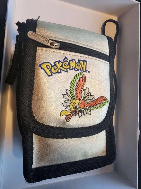 Gold Vintage Pokemon Nintendo Game Boy Color Travel Case Bag 90s Ho-oh