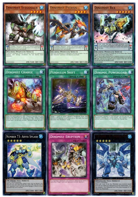 YUGIOH DINOMIST PENDULUM Deck - Rex, Freezadon, Cowboy, Pteran - 46 Cards  $21.99 - PicClick
