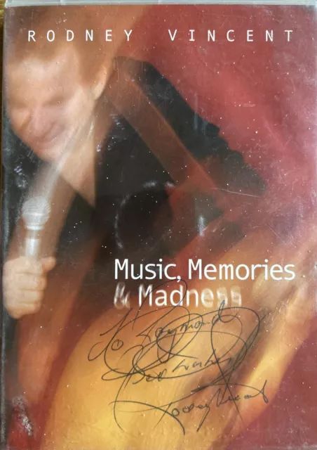 Music DVD: Rodney Vincent - Music, Memories & Madness (Signed By The Artist)