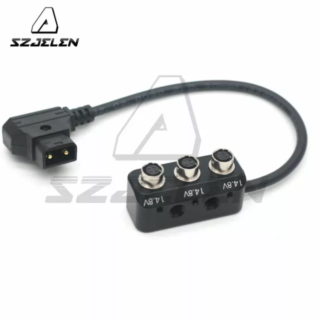 Dtap to Hirose 4Pin Female Adapter Splitter for Camera Power Supply Distributor