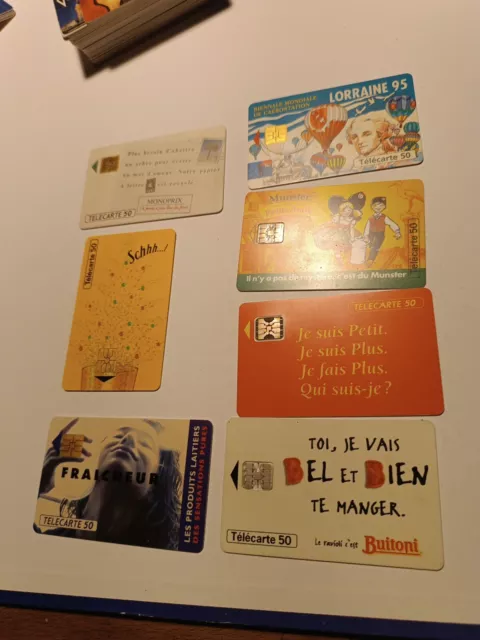 telecarte lot collection Phone Card Publicitaire Maggi Buitoni Lorraine Alsace