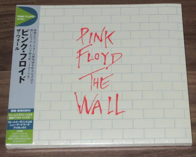 $0 ship! SEALED! PINK FLOYD Japan PROMO 2 x CD THE Wall CARD SLEEVE not mini LP