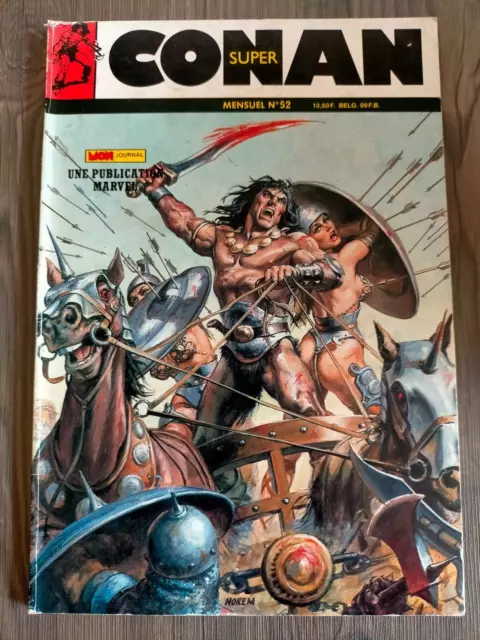 super CONAN  n° 52   MARVEL MON JOURNAL 1990 le barbare en chef