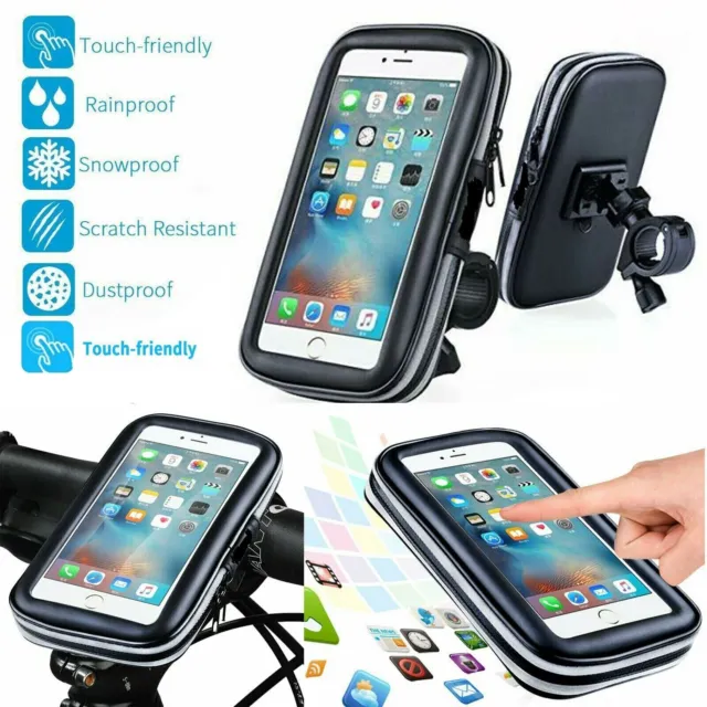 Bike Mount Holder Case 360° Waterproof Bicycle Mount handlebar Holder for iPhone