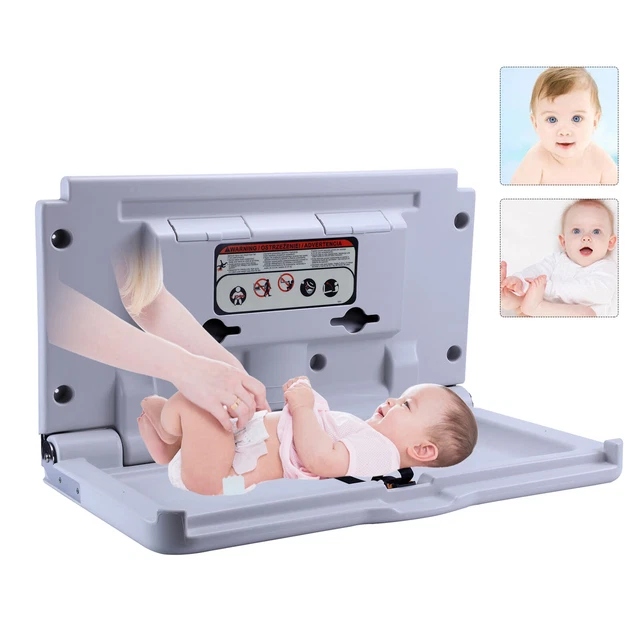 100KG COMMERCIAL WALL Mounted Baby Change Table Diaper Changing Station