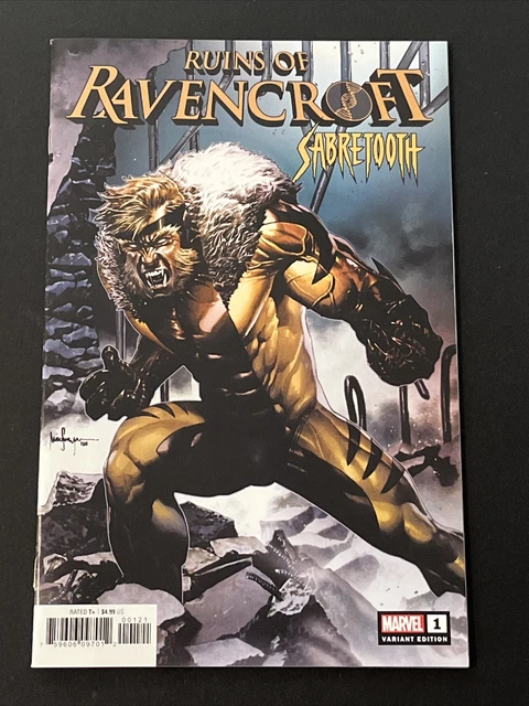 RUINS OF RAVENCROFT  SABERTOOTH #1 NM MICO VARIANT  Marvel