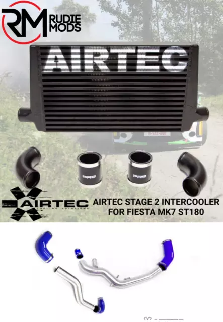 Airtec Stage 2 Intercooler to fit Ford Fiesta MK7 ST180 + BIG BOOST PIPE KIT