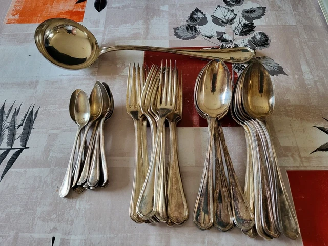 12 couverts à poisson christofle modèle Spatours état neuf (24 pièces) - Arts de la table