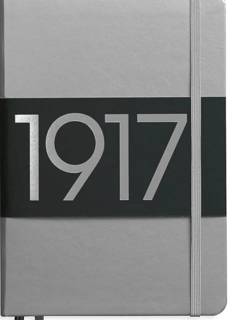 Leuchtturm1917 Notebook A5 Silver Plain
