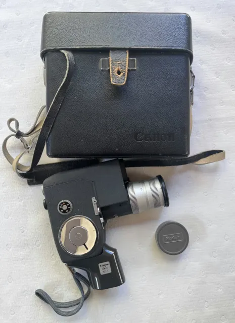 Vintage/Retro Canon Reflex Zoom 8-3 Film Movie Camera & Hard Case plus Film Roll