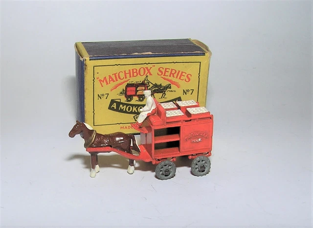 Pièce Détachée Matchbox Lesney 7a - Chariot à Cheval Laitier - Diecast 1:64 - Reproduction 2024