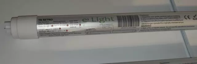 12 Pack Of T8 Retro 4FT LED Tube Lights 2 Pin 120V 4 Foot 4200K~4700K
