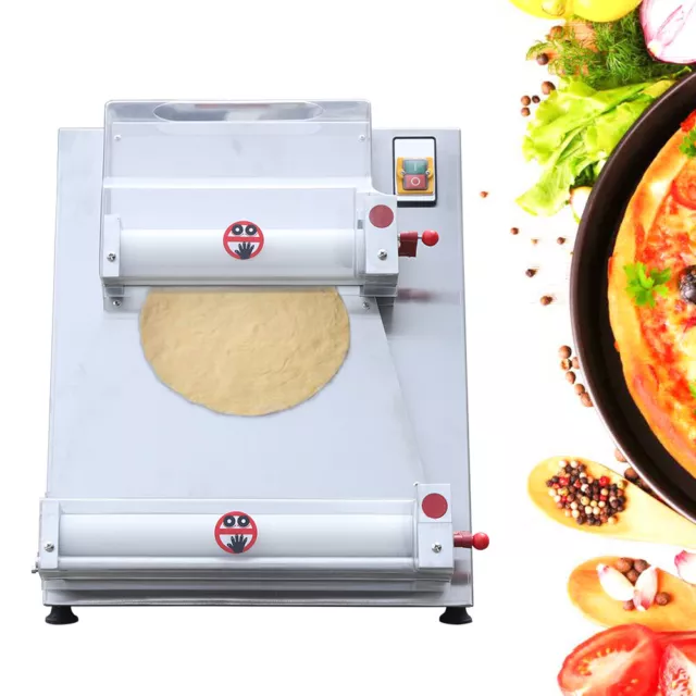 4-16" Commercial,Electric Pizza Dough Roller Sheeter Pastry Press Making Machine