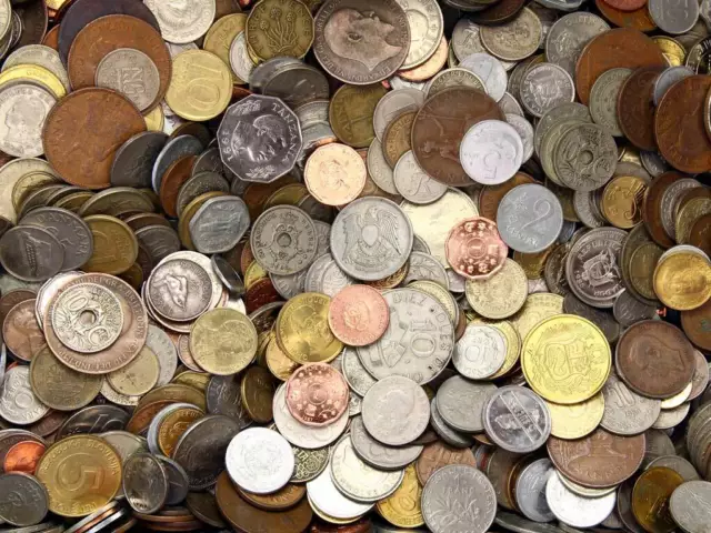 Konvolut Exotische alte Münzen Europa Welt beste Mischung 10 KILOGRAMM 10 Kg LOT