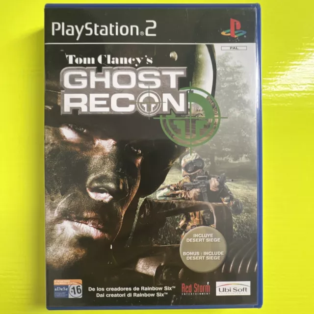 Tom Clancy's Ghost Recon Ps2 Playstation 2 Pal Italiano Usato Ubisoft Red Storm 2