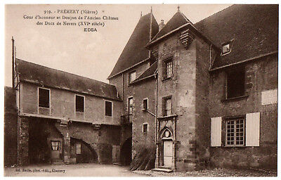 CPA 58 - PREMERY (Nièvre) - 939. Cour d'Honneur et Donjon du Château - Edsa (b)