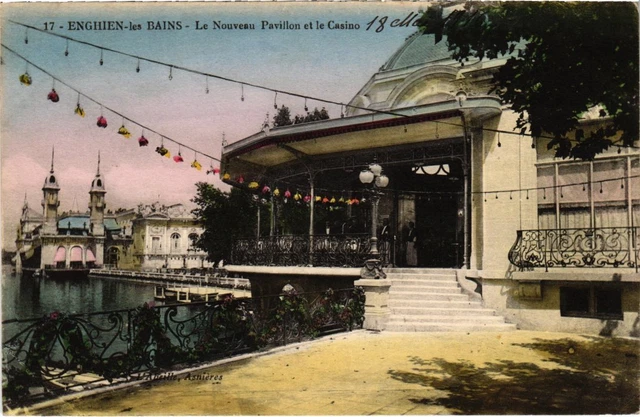 CPA Enghien les Bains Le Nouveau Pavillon et le Casino FRANCE (1332927)