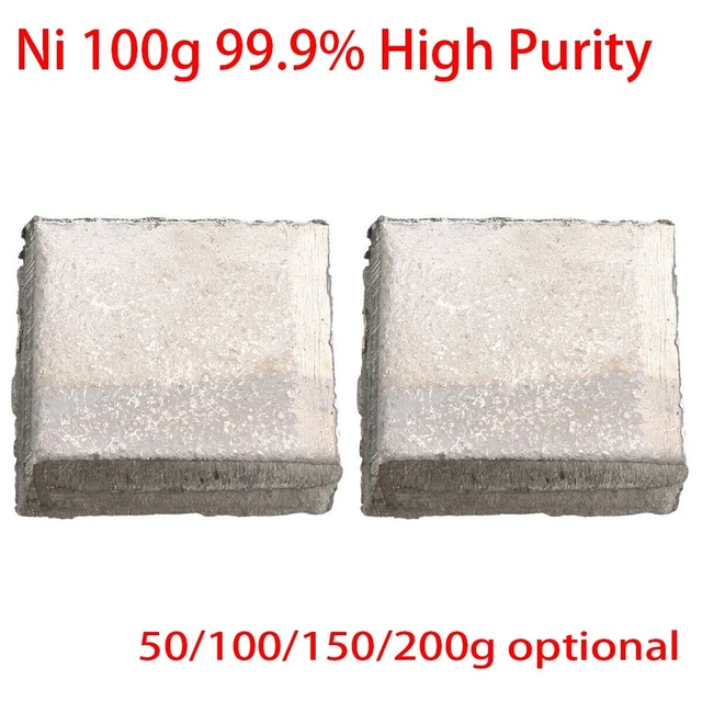 Nickel Galvanoplastie Industrie Expérience Métal Bloc Acier Inoxydable
