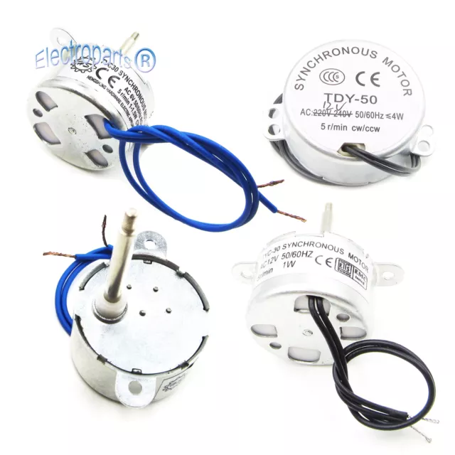 TYC-40 12V AC SYNCHRONOUS MOTOR 5RPM for Optical flower Decoration Good