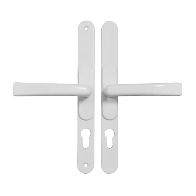 Replacement uPVC Door Handles with Adjustable Centres - White