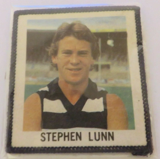 VINTAGE 1981 GEELONG Cats VFL Duffle Coat Player Patch Stephen Lunn