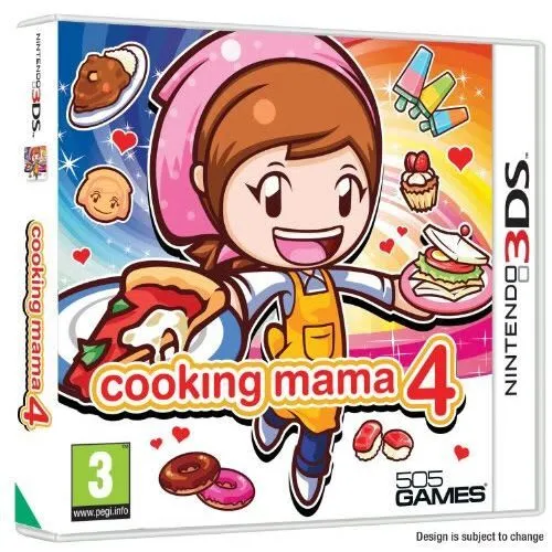 Cooking Mama 4 (Nintendo 3DS Game)