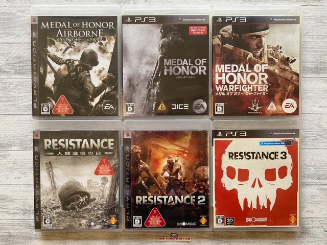 SONY PS3 Medal of Honor Airborne & Warfighter & Resistance 1 2 3 set from Japan