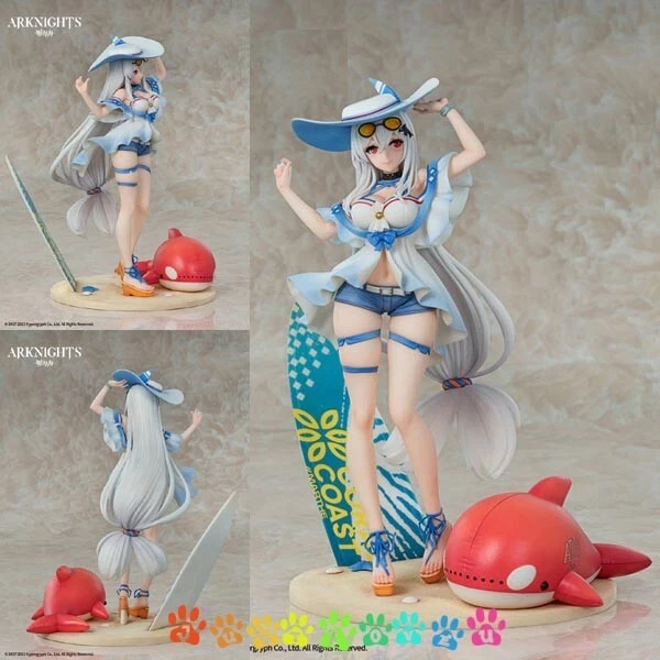 Japanese Anime Arknights Skadi 1/7 Figurine Jouet Statue Toy Seaside Summer Ver.