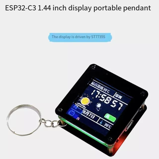 ESP32 C3 Development Board 1.44Inch LCD Screen Desktop Trinkets Portable  7712