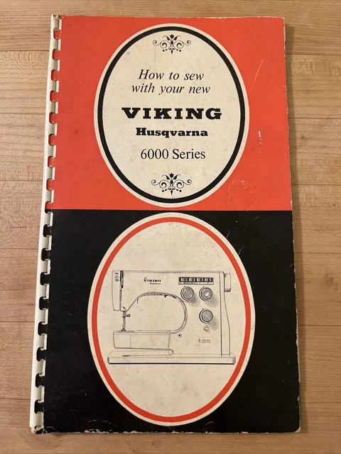 VIKING HUSQVARNA 6000 Series Sewing Machine Instruction Manual Vintage