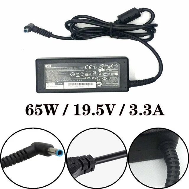 65W 19.5V 3.33A Laptop Charger AC Adapter For HP Notebook 710412-001 4.5*3.0mm