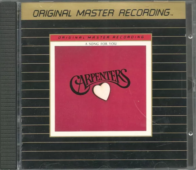 Carpenters, The A Song for you MFSL Gold CD UI Japan Erstpressung UDCD 525