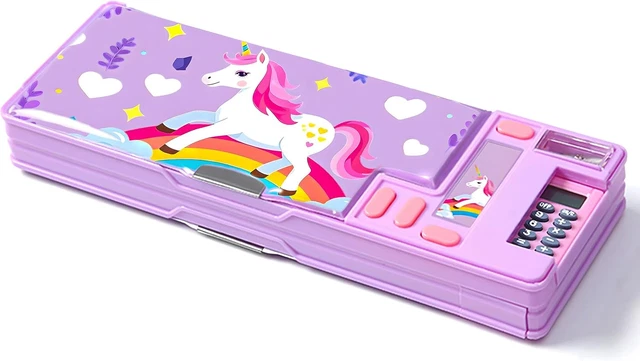 Astuccio Portapenne 3D Pop Up Per Bambini – Con Temperamatite E Lucchetto – Modello Dinosauro – Regalo Originale