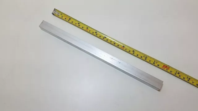 6061 Aluminum Square Bar, 3/4" Square x 12" long, Solid Stock, T6511 2