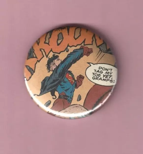 Superman DC 2" Comic Book Pin Back Button #5