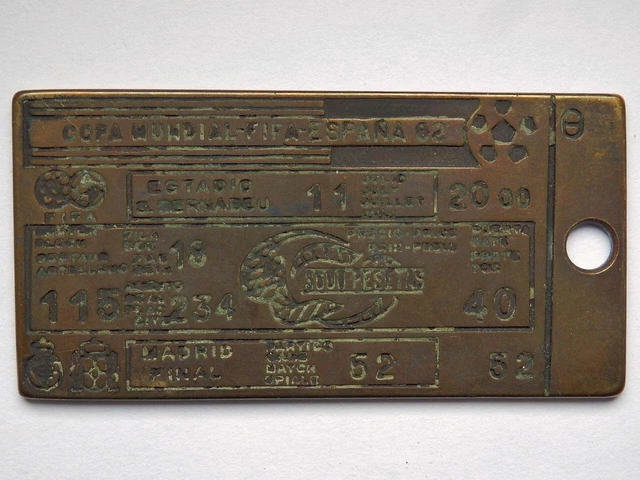 CALCIO MONDIALI ESPANA SPAGNA 1982 football vecchia medaglia EUR 19,99