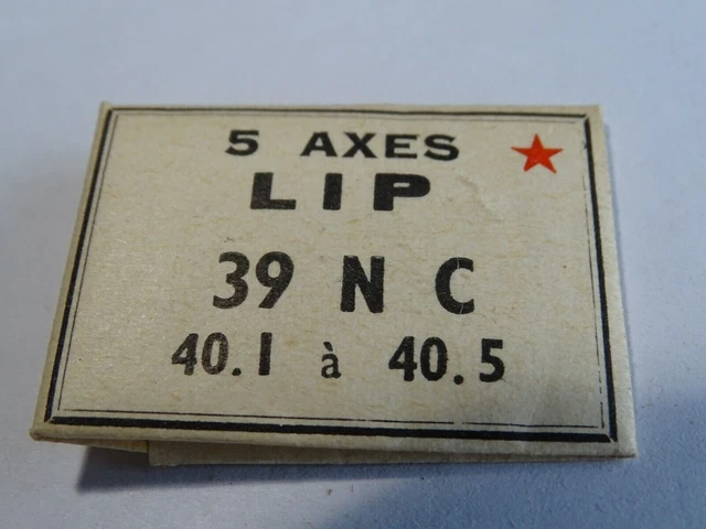PIECE HORLOGERIE MONTRE UN AXE DE BALANCIER LIP 39 A.C