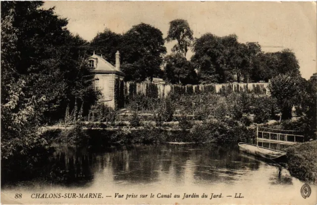 CPA CHALONS-sur-MARNE - View of the Canal at the Jardin du Jardin (742354)