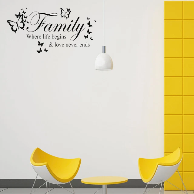 HOME MOTIVATIONAL WALL Decals Inspirational Quotes Wall Decal £10.38 ...