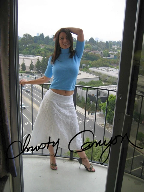 CHRISTY CANYON SEXY Adult Film Star Autographed Signed 8.5x11 Photo $29