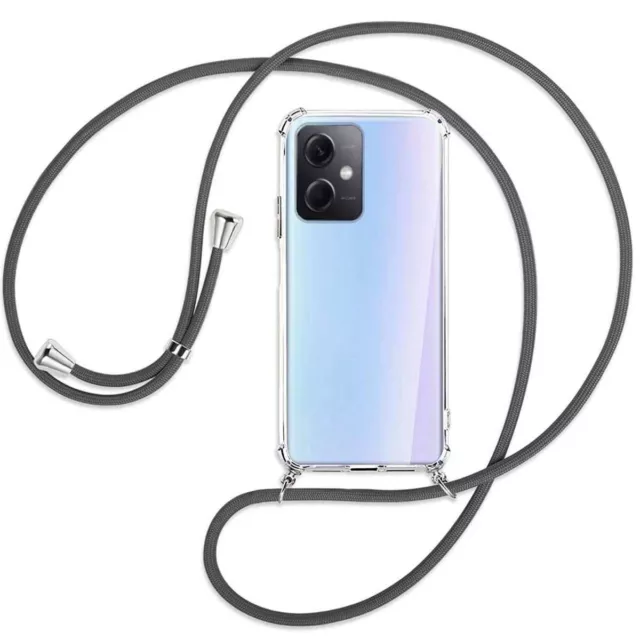 Coque rigide avec collier cordon noir pour Xiaomi Redmi note 12