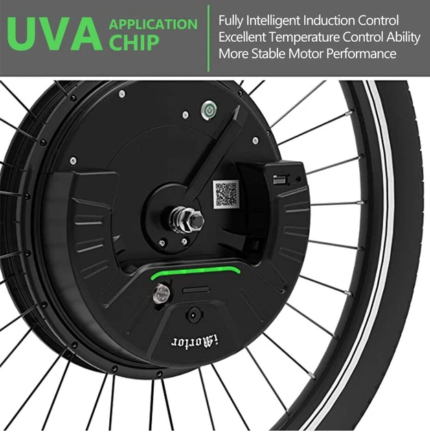 Motore Per Bici Elettrica Windmeile | Mozzo Posteriore 250W/500W | Trasforma La Tua Bici In E-Bike | Argento 20/26/28 Pollici - Foto 10