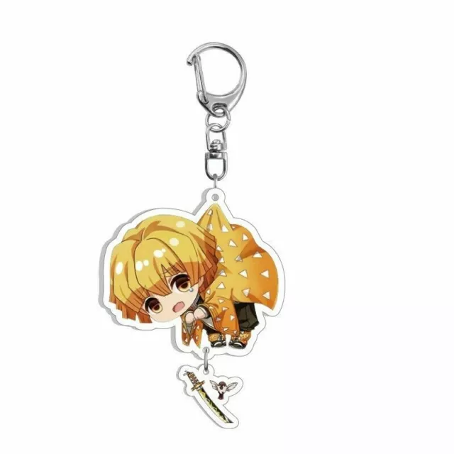 Demon Slayer Kimetsu no yaiba Anime Acrylic Keychain Zenitsu Agatsuma