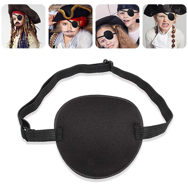 NiCoLa 24 Stück Piraten-Augenklappen Aus Filz – Mit Totenkopf-Muster, Für Kinder & Erwachsene. Ideal Für Halloween, Mottopartys & Kostüme.