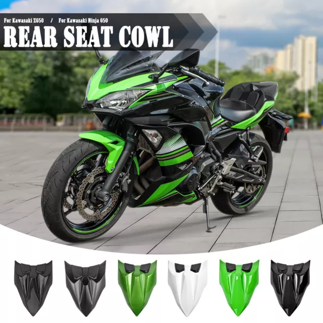 For Kawasaki Ninja 650 Z650 EX650 2017-2024 Rear Seat Cover Cowl Fairing Pillion