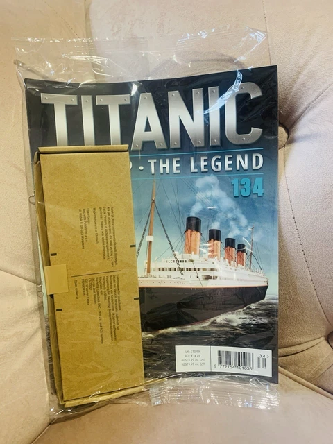 HACHETTE BUILD THE Titanic The Ship The Legend issue 134 - Collector ...